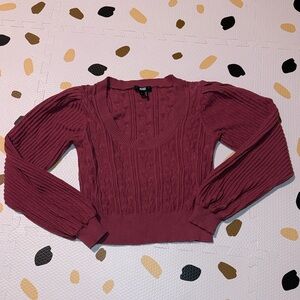 Paige cropped sweater top